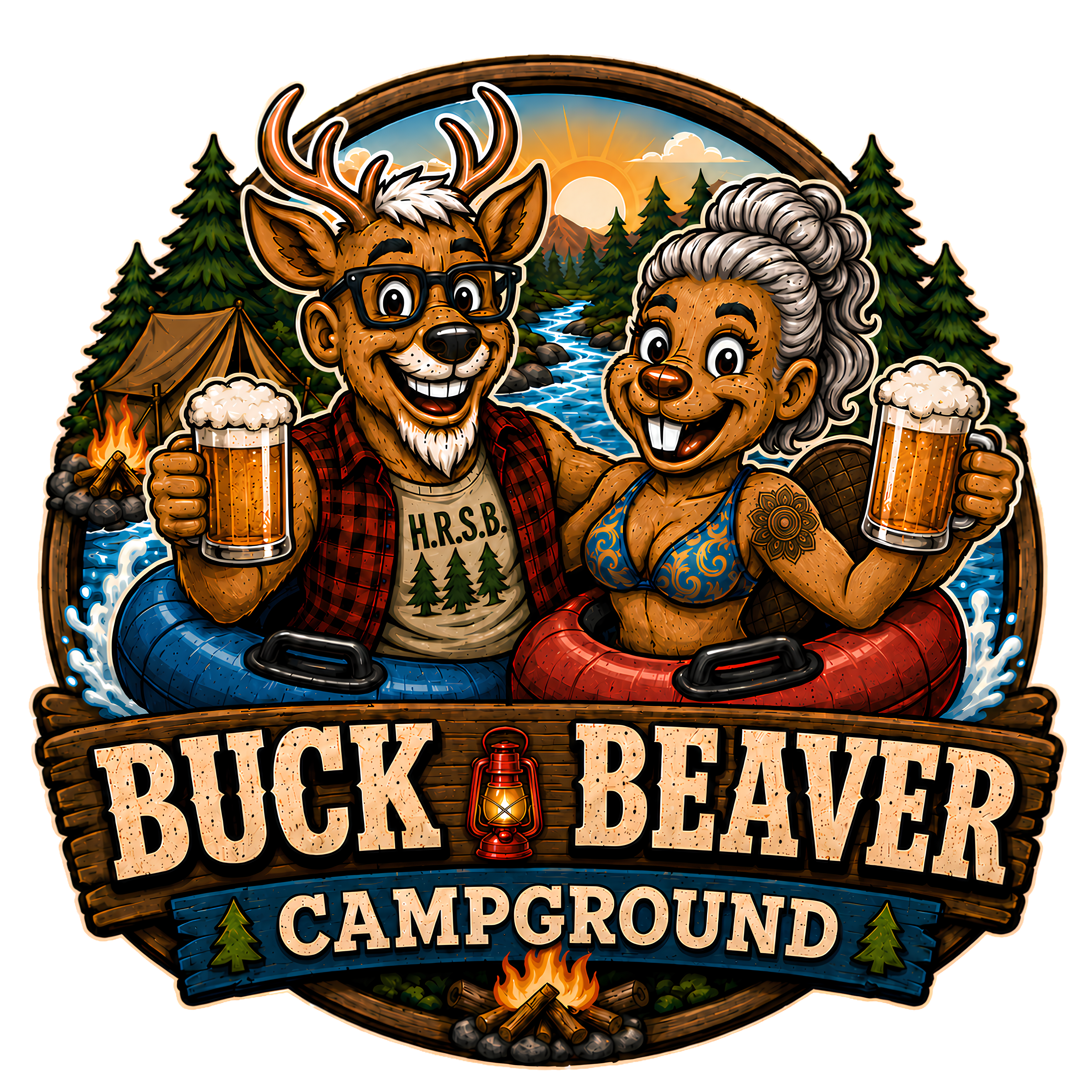 Buck-n-Beaver Campout logo